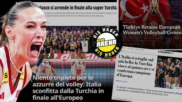 Avrupa Şampiyonu Filenin Sultanları, Avrupa manşetlerinde! İtalyanlar yıkıldı: Süper Türklere teslim olduk