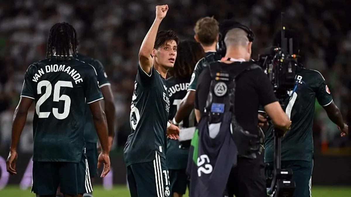 Arda Güler frikikten attı! Real Madrid öne geçti