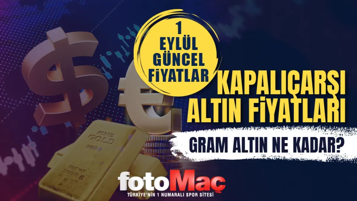 Canlı altın fiyatları | 1 Eylül gram, çeyrek, yarım altın ne kadar?