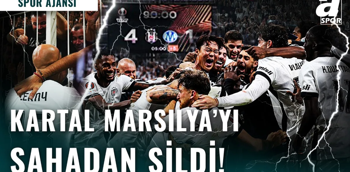 Beşiktaş UEFA Avrupa Ligi'ne Gol Şovuyla Başladı! | Dolmabahçe'de Marsilya'yı Ezdi Geçti!