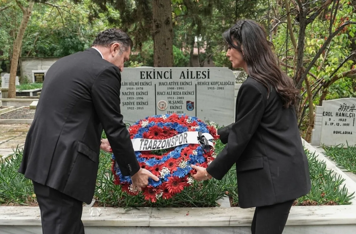 Eski Trabzonspor Kulübü başkanı mezarı başında anıldı