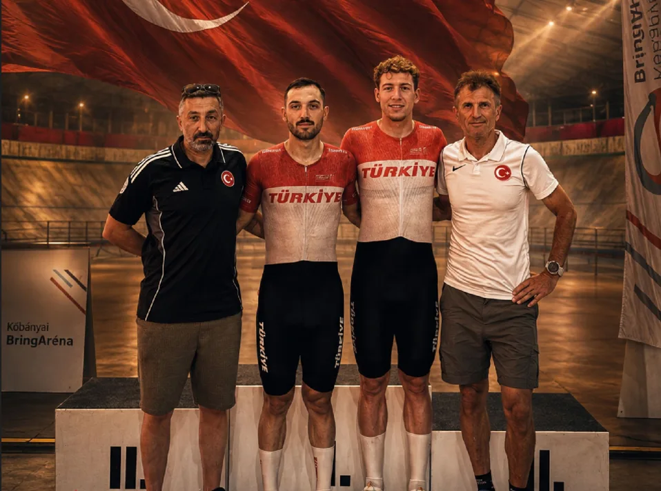 Ramazan Yılmaz, pist bisikletinde dünya 2'nciliğine yükseldi