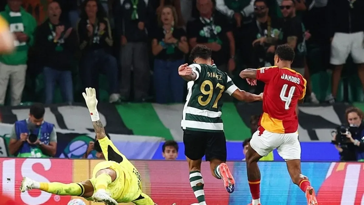 Sporting-Galatasaray maçında penaltı kararı!
