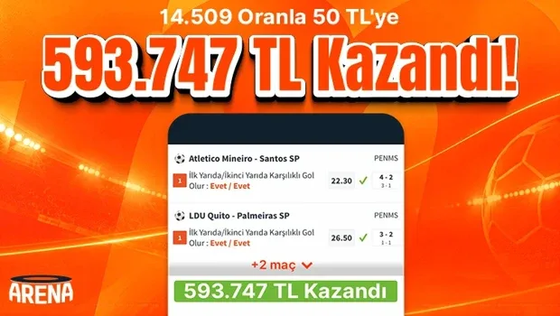 4 maçın tamamını bildi, 593.747 TL kazandı…
