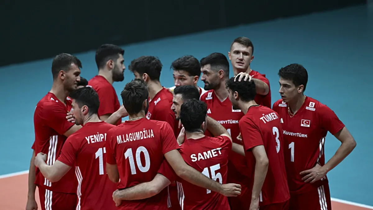 A Milli Erkek Voleybol Takımı, Almanya'ya kaybetti