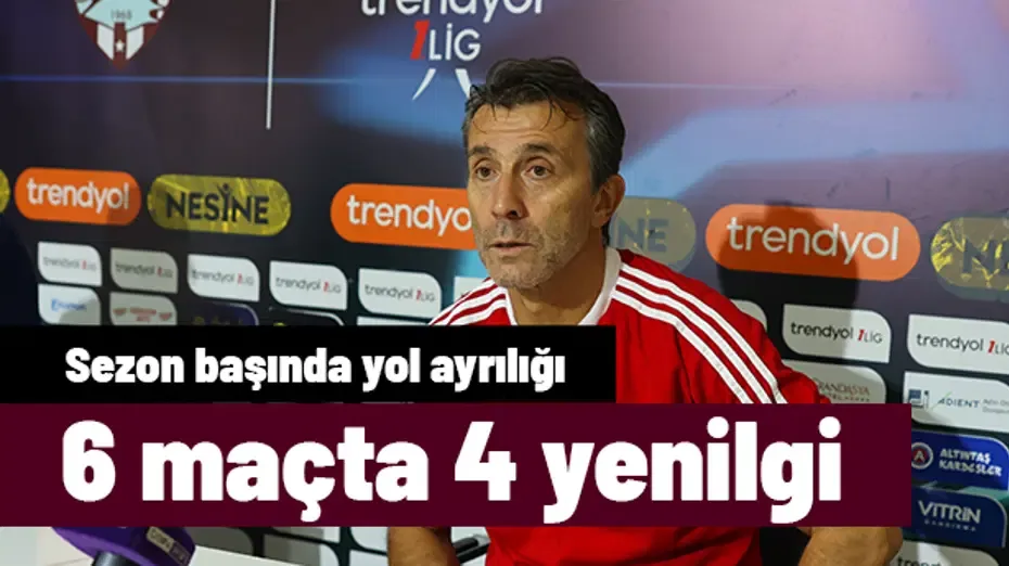 6 maçta 4 yenilgi: Bülent Korkmaz'la yollar resmen ayrıldı