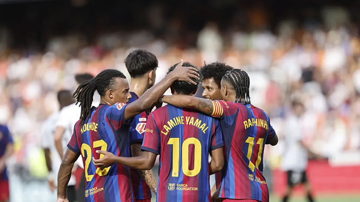 Barcelona, Valencia karşısında şov yaptı!