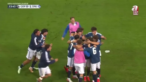 Nübel'in şanssız anı! İşte Yunanistan'ı öne geçiren gol