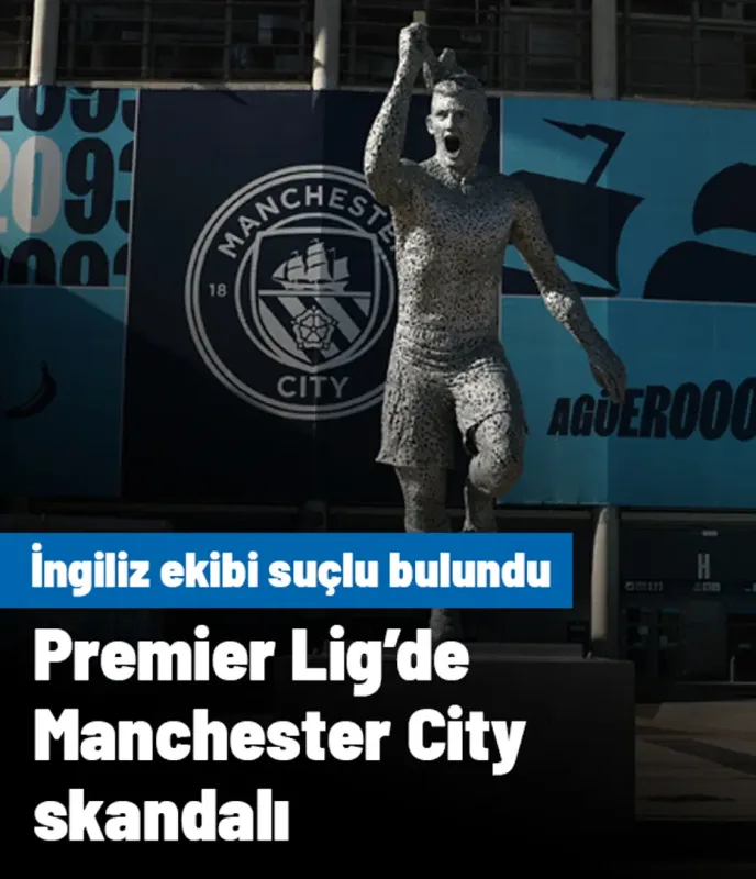 Manchester City suçlu bulundu: Premier Lig'e anında tepki