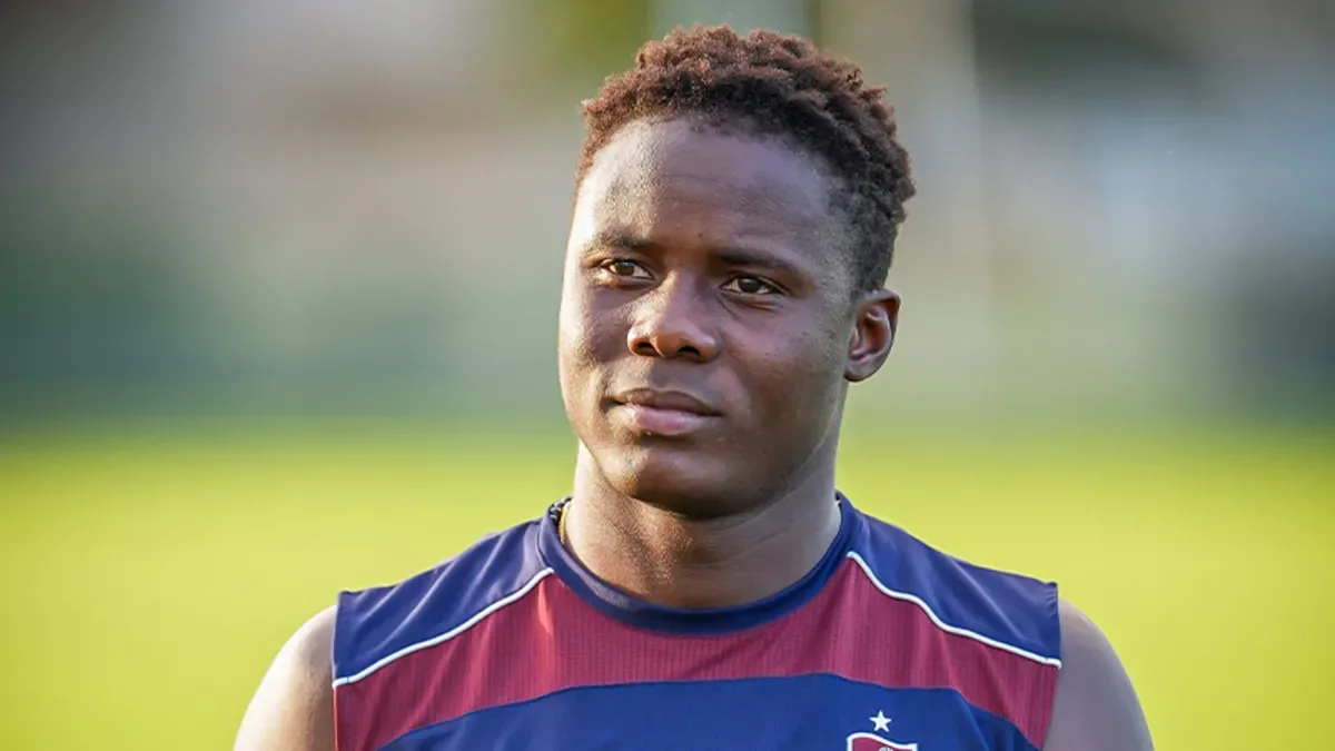 Trabzonspor'da Franculino Dju takımla çalıştı!