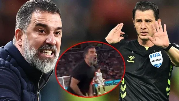 Arda Turan çılgına döndü! Halil Umut Meler'den 'Avrupa'da sarı kart