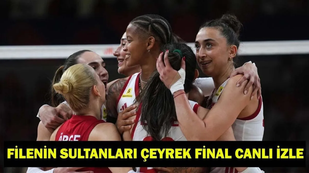 TÜRKİYE - ALMANYA VOLEYBOL MAÇI CANLI İZLE | Filenin Sultanları Çeyrek Final maçı