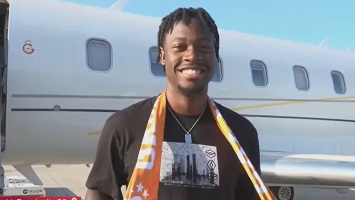 Galatasaray'ın yeni transferi El Chadaille Bitshiabu İstanbul'da! İşte ilk sözleri