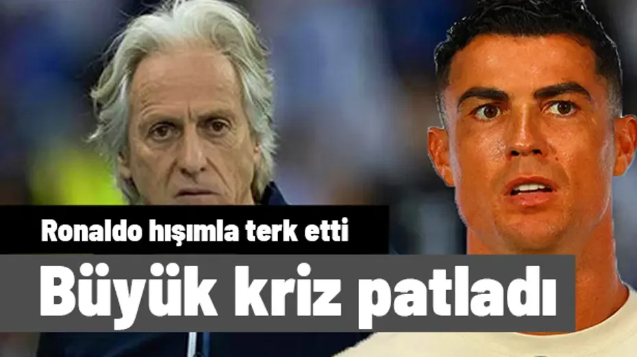 Portekiz'de büyük kriz patladı: Ronaldo apar topar terk etti