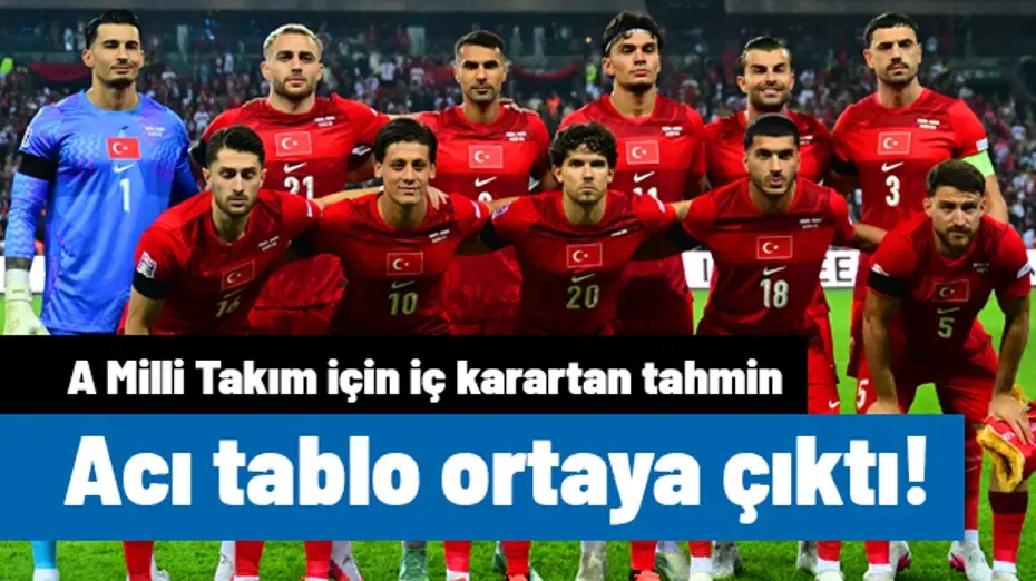 A Milli Takım için iç karartan tahmin! Fransa yenilgisi sonrası acı tablo ortaya çıktı