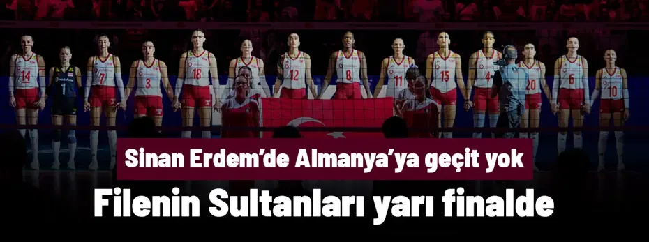 SON DAKİKA: Türkiye, Avrupa Şampiyonası'nda yarı finale yükseldi