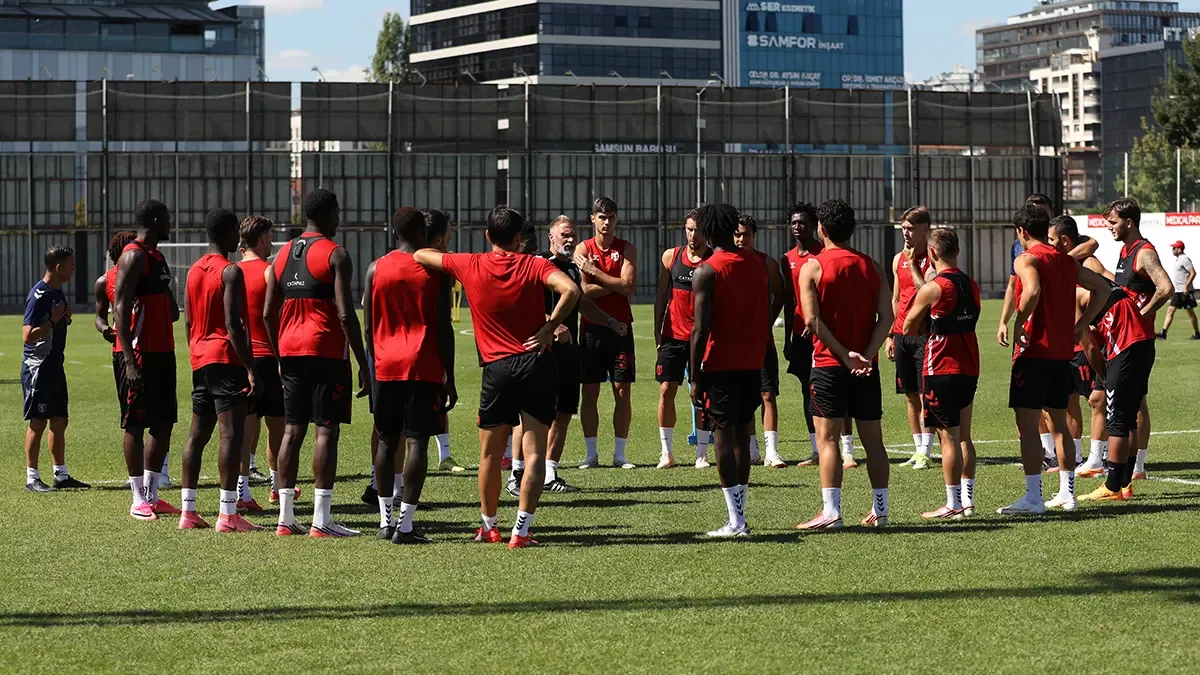 Çorum FK maçı hazırlıkları: Samsunspor taktik çalıştı