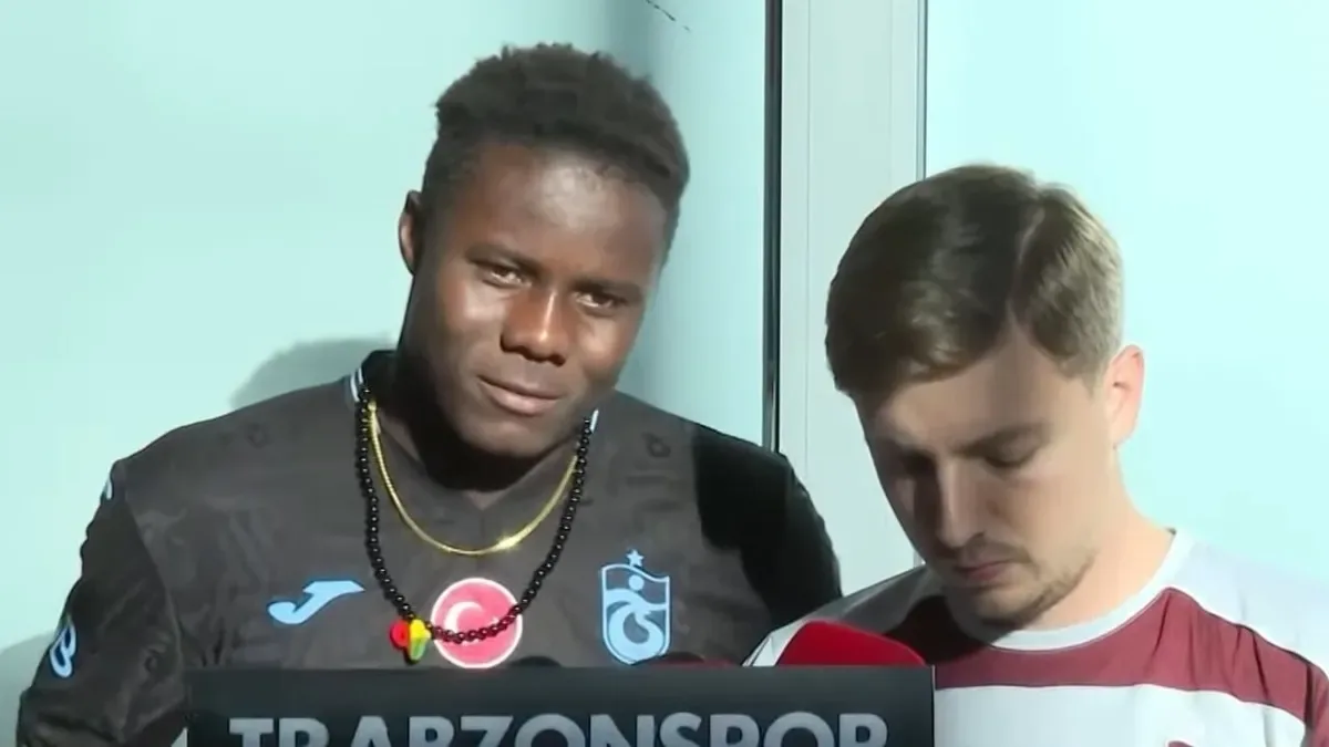 Fırtına'nın yeni golcüsü Trabzon'da! İşte o görüntüler