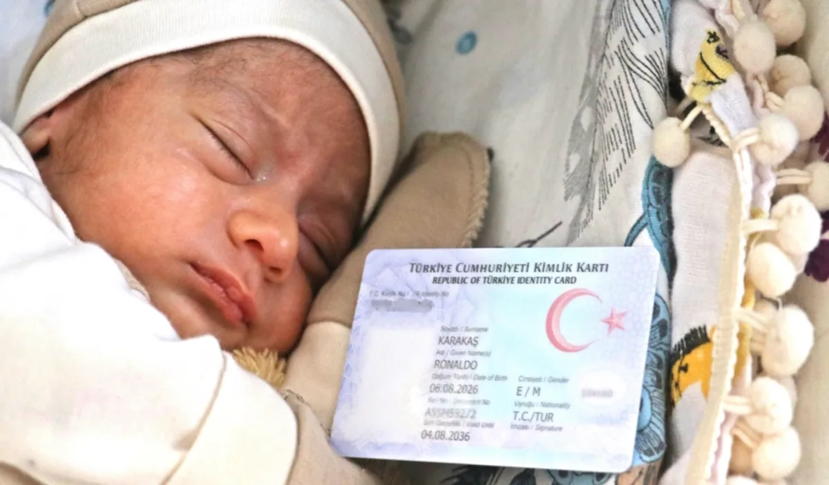 Diyarbakırlı baba oğluna Cristiano Ronaldo'nun ismini verdi