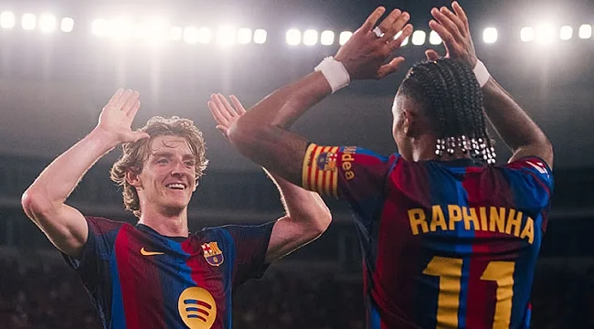 Barcelona evinde 5 golle güldü, 3'te 3 yaptı