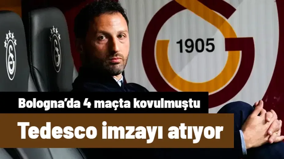 Bologna'dan 4 maçta kovulan Tedesco'nun yeni takımı belli oluyor