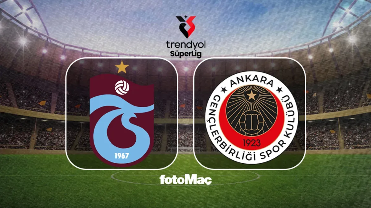 CANLI | Trabzonspor - Gençlerbirliği maçı saat kaçta, hangi kanalda?
