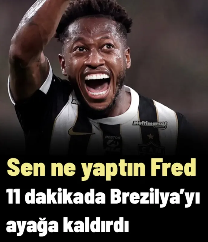 Sen ne yaptın Fred, 11 dakikada Brezilya'yı ayağa kaldırdı! Fenerbahçe'den gittiği gibi olay oldu