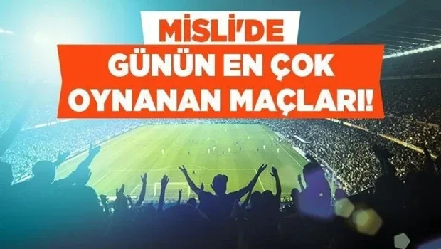 Süper Lig'de İkinci Gün Heyecanı! Fenerbahçe ve Trabzonspor Maçlarında Taraf Bahisleri Ön Planda! İşte Misli'de Günün En Çok Oynanan Maçları