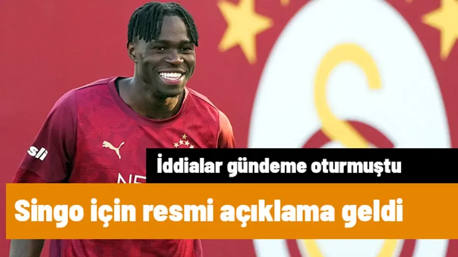 Galatasaray'dan Singo için resmi açıklama geldi: İddialar gündeme oturmuştu