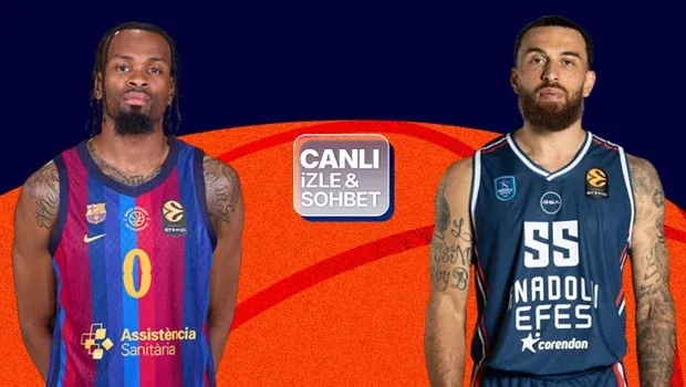 Anadolu Efes, EuroLeague'de Barcelona deplasmanında! Maçın heyecanı canlı yayın ile Misli'de