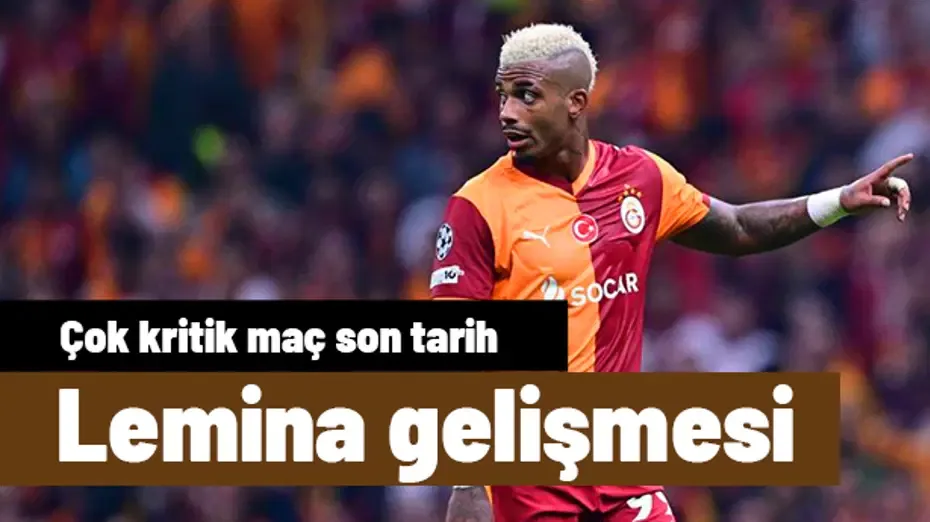 Mario Lemina'da beklenen tarih netleşti: Çok kritik maçta dönüyor