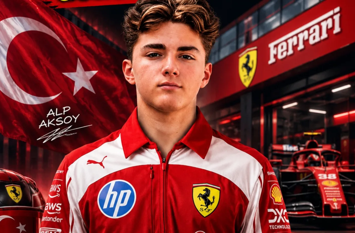 Ferrari'de bir Türk! Gurur veren imza