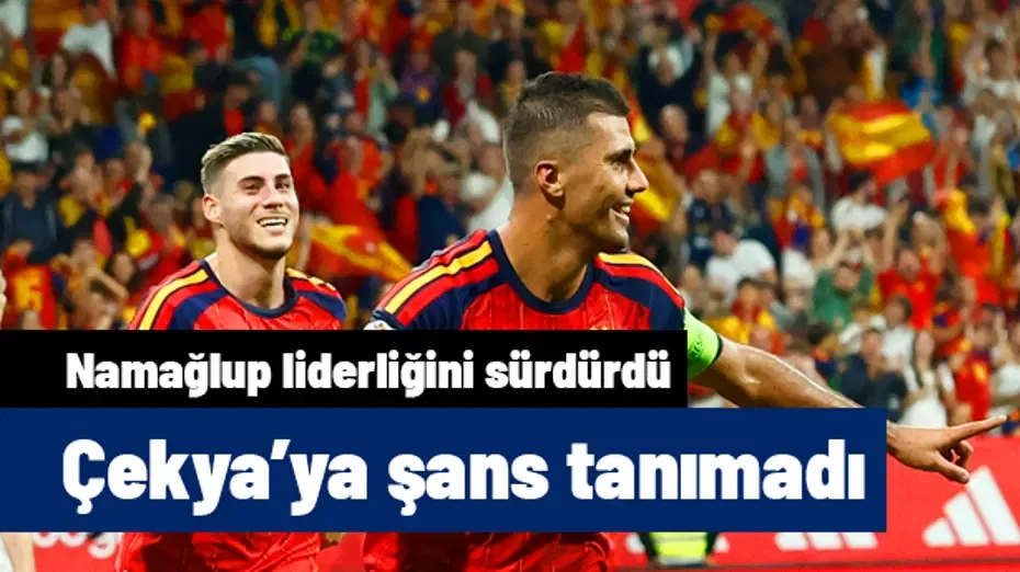 İspanya, Çekya'yı 3 golle geçti