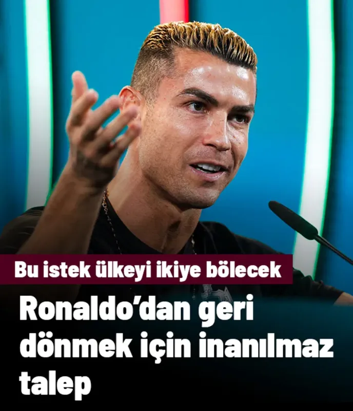 Ronaldo, Federasyon'un çağrısına yanıt vermedi! Geri dönmek için dev şart