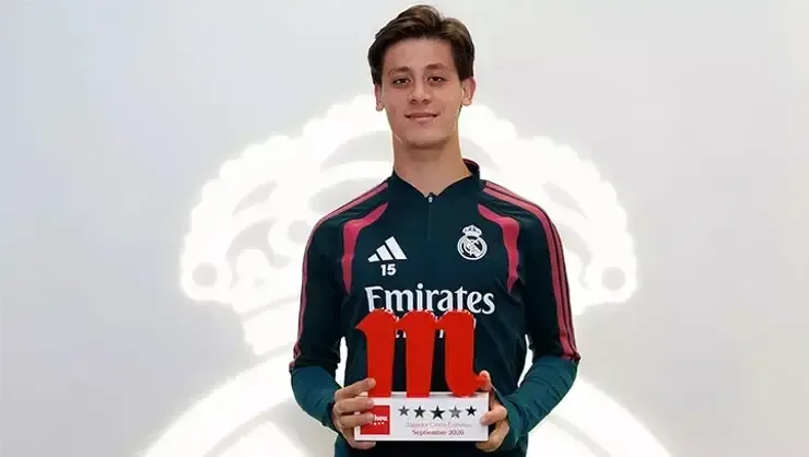 Real Madrid'de Eylül ayının en iyisi Arda Güler!