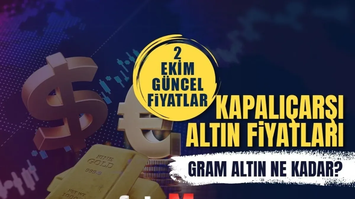 2 Ekim gram altın ne kadar, çeyrek altın kaç TL?