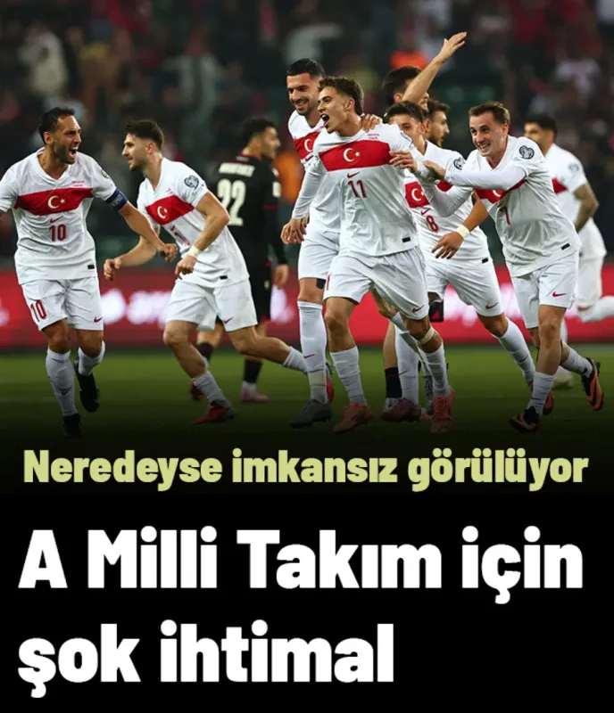 A Milli Takım için Belçika maçı öncesi şok ihtimal! Neredeyse imkansız görülüyor
