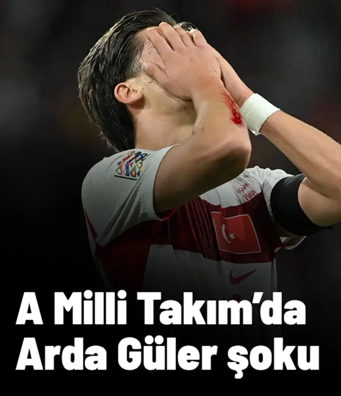 Belçika'ya da boyun eğen A Milli Takım'a bir şok da Arda Güler'den