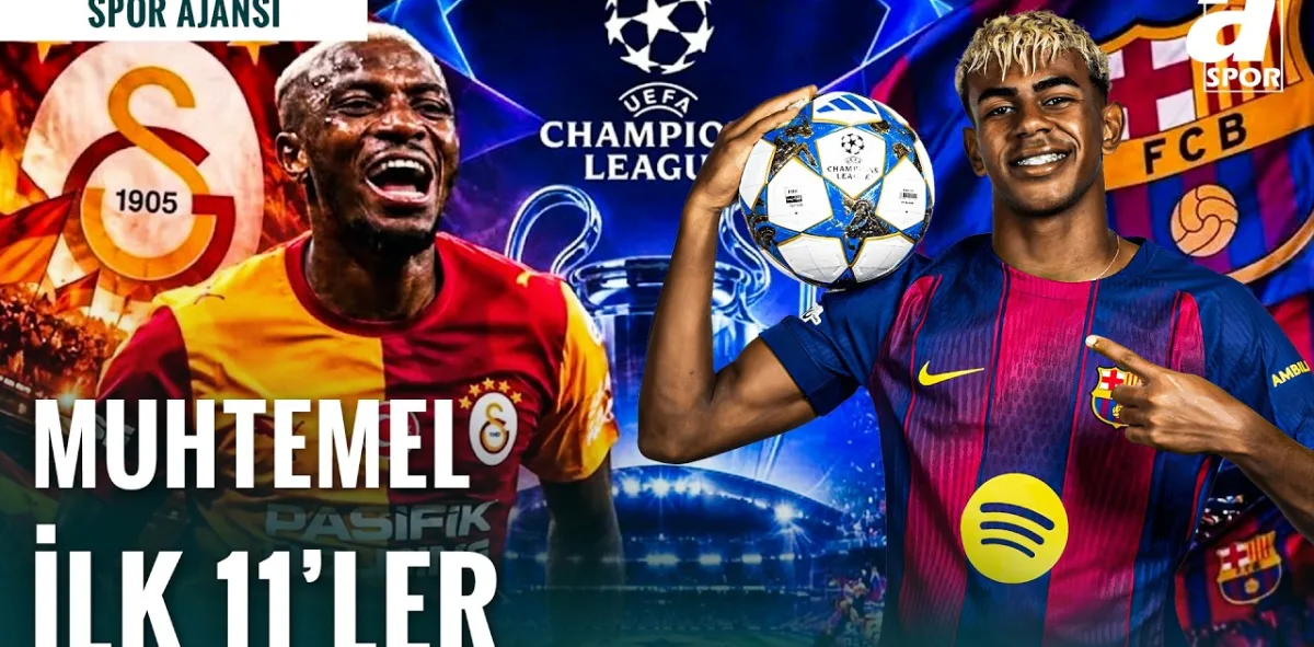 RAMS Park'ta Kritik Karşılaşma! İşte Galatasaray - Barcelona Maçının Muhtemel İlk 11'leri
