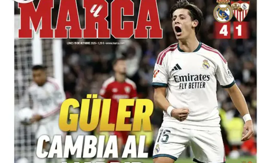 İspanya Arda Güler'i konuşuyor! Attığı gol manşetleri süsledi