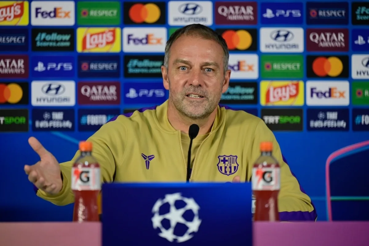 Barcelona Teknik Direktörü Hansi Flick'i kızdıran soru! Yanıt vermedi