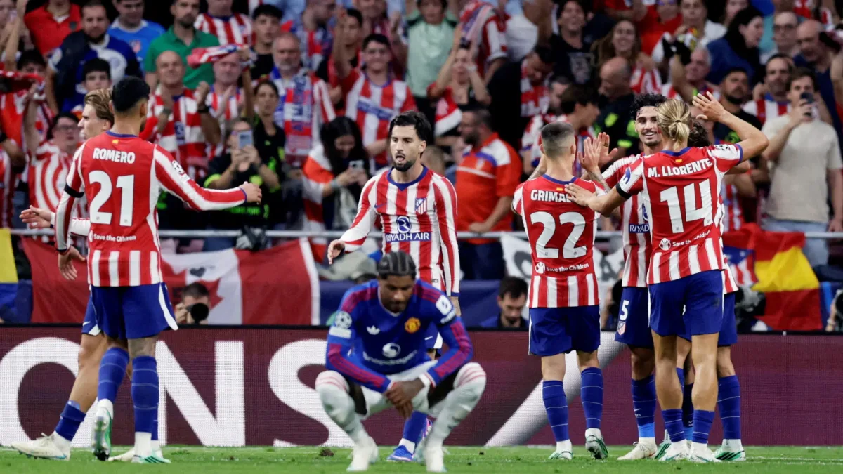 Atletico Madrid, Manchester United'a fırsat vermedi