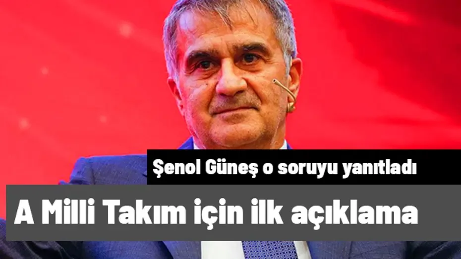 Şenol Güneş'e A Milli Takım soruldu, gelecek hocanın profilini çizdi