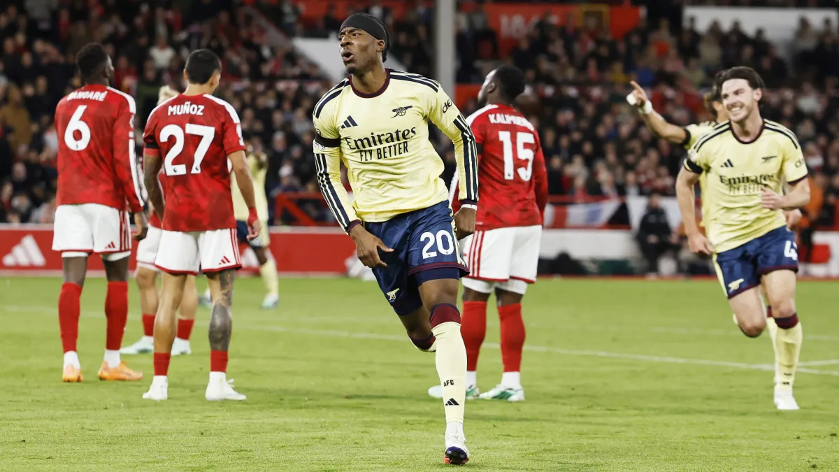 Madueke, Arsenal'i ipten aldı: Zirve takibini sürdürdü