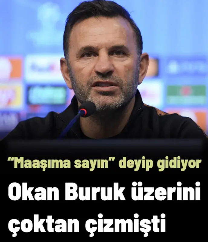 Galatasaray'da ipler koptu, "Maaşıma sayın" deyip gidiyor! Okan Buruk üzerini çoktan çizmişti