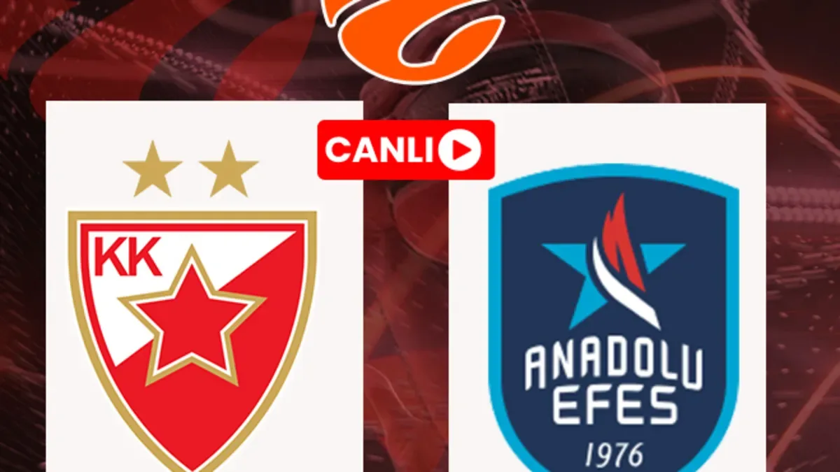 Kızılyıldız-Anadolu Efes maçı CANLI (EuroLeague)