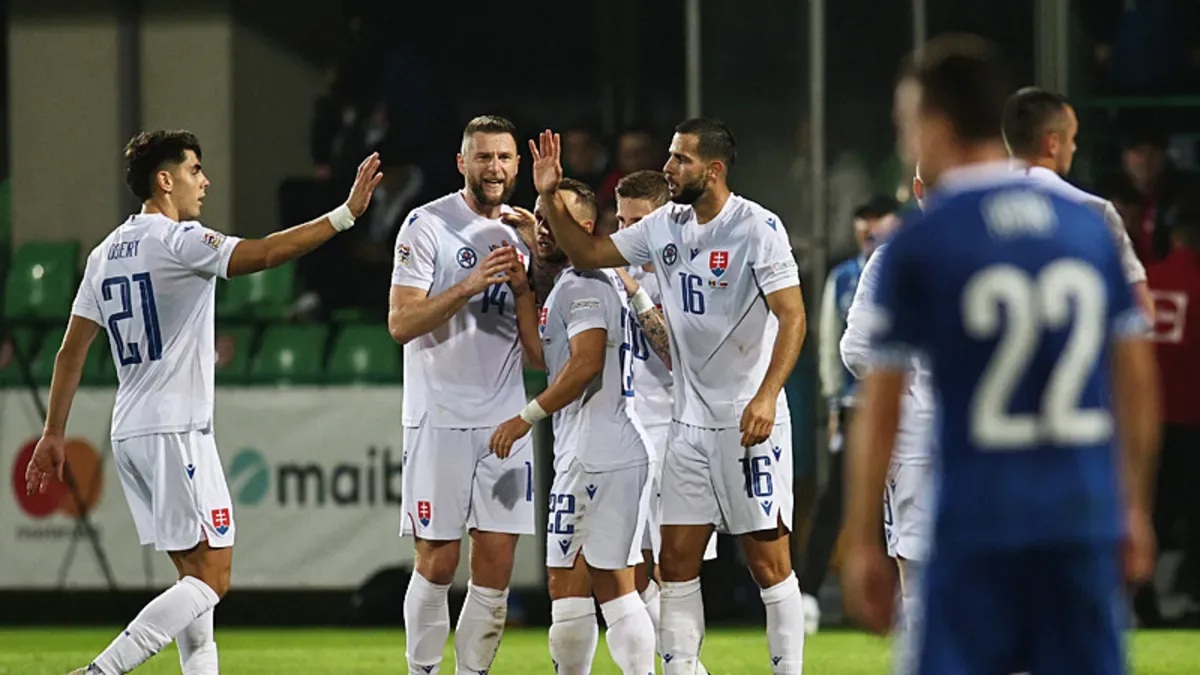 Slovakya'dan Uluslar Ligi'nde Moldova'ya farklı tarife!