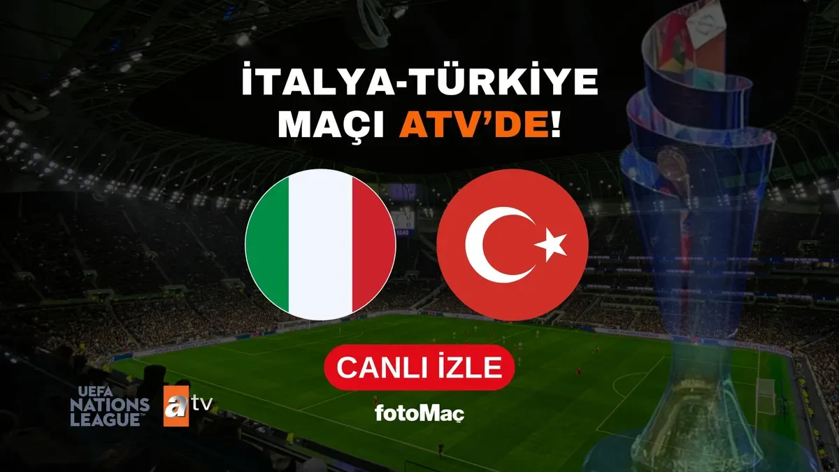 İtalya-Türkiye maçı şifresiz mi, hangi kanalda? ATV canlı yayın ekranı