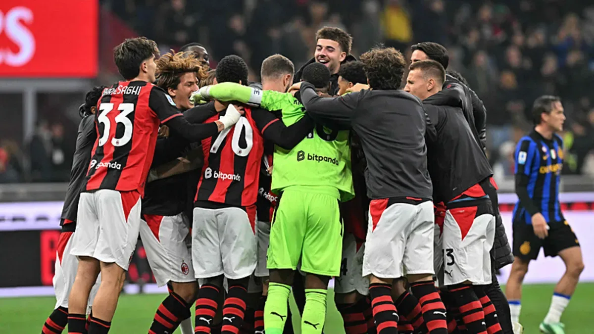 Derbinin galibi AC Milan!